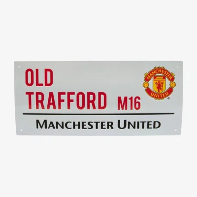 The Range Manchester United FC Official Street Sign - White