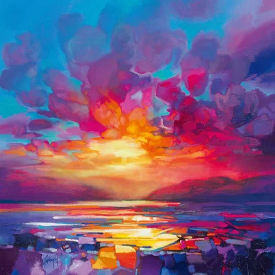 The Range S.Naismith Diminuendo Clouds Framed Art