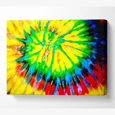 The Range Never Ending Canvas Print Wall Art - Yellow / 35.56cm