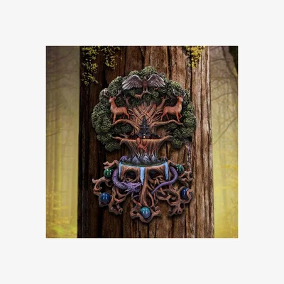 The Range Yggdrasil Wall Plaque by Anne Stokes - 30.5cm