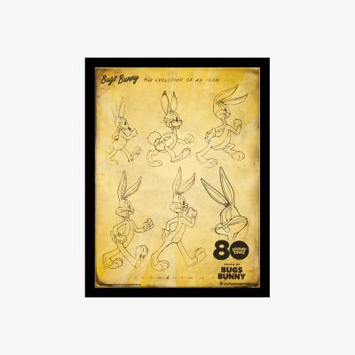 The Range Looney Tunes (Bugs Bunny The Evolution Of An Icon) Framed Print