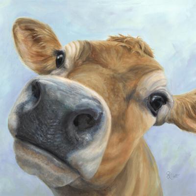 The Range R. Aslett Georgie Cow Canvas