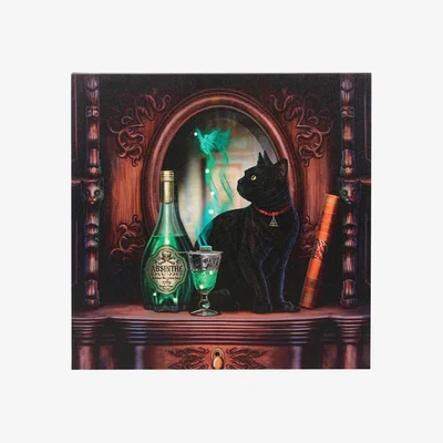 The Range Lisa Parker's Absinthe Light Up Canvas Plaque - Brown