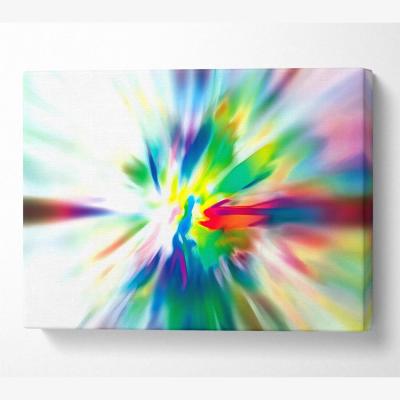 The Range Colour Fusion Canvas Print Wall Art - Yellow / 50.8cm