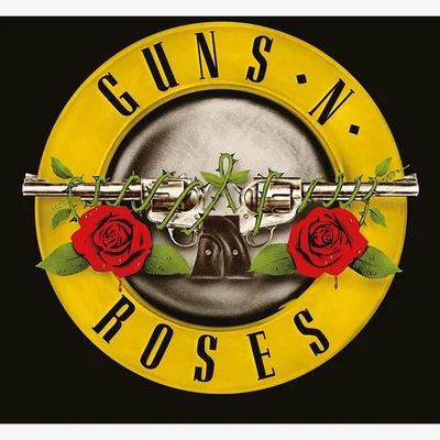 The Range Guns N Roses Bullet Logo - Yellow