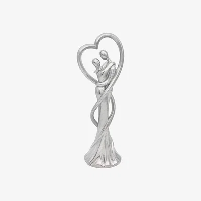 The Range Silver Chrome Couple Ornament - Silver