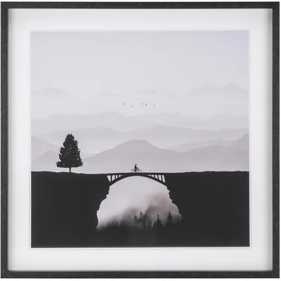 The Range Peaceful Scene Framed Print