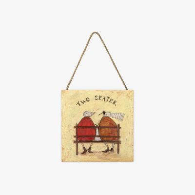 The Range Sam Toft (Two Seater) Wooden Block - White