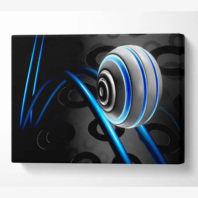 The Range Roller Coaster Canvas Print Wall Art - Yellow / 66.04cm