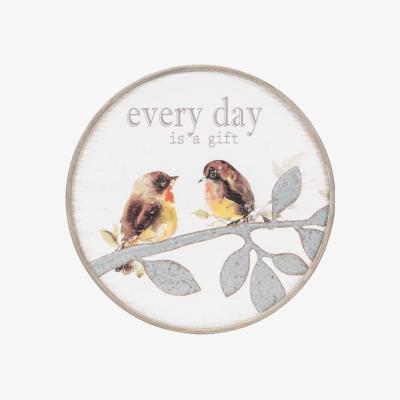 The Range Round Wooden Bird Wall Art
