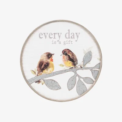 The Range Round Wooden Bird Wall Art
