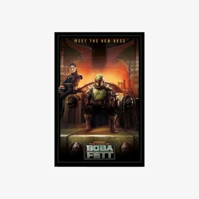 The Range Star Wars: The Book Of Boba Fett Meet The New Boss Poster - Black/Grey/Red