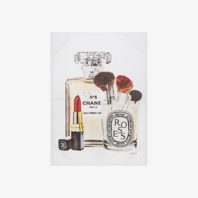 The Range Foiled Beauty Products Canvas