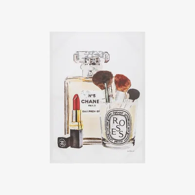 The Range Foiled Beauty Products Canvas