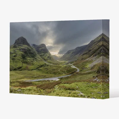 The Range Highlands Canvas Print - Green / 127cm / 101cm