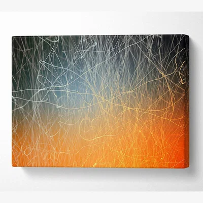The Range Heat Canvas Print Wall Art - Yellow / 50.8cm