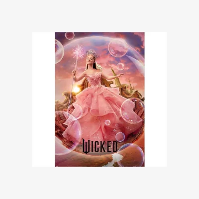 The Range Wicked Glinda Paper Poster - Pink