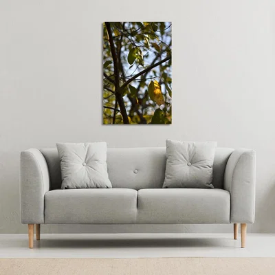The Range leaves and branches Canvas Print - Green / 101cm / 77cm