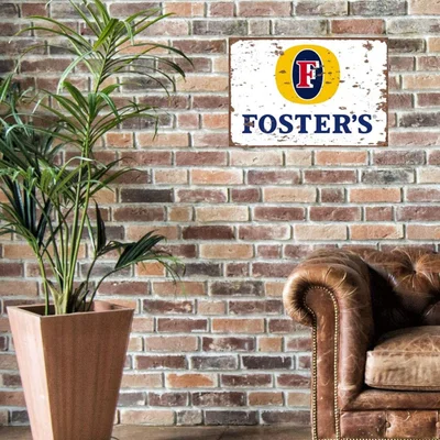 The Range Large Metal Sign Foster's Ice Cold - Mulit Colour