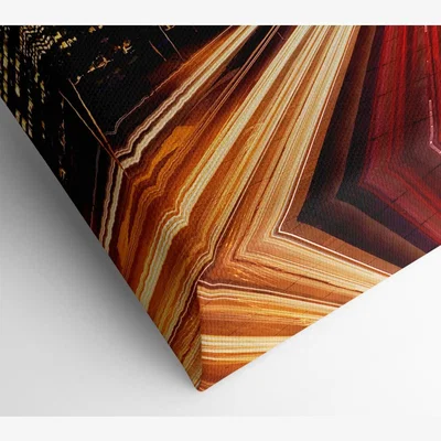 The Range City On The Move Canvas Print Wall Art - Yellow / 66.04cm