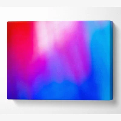 The Range Colour Melt Canvas Print Wall Art - Yellow / 35.56cm