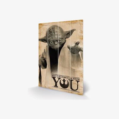 The Range Star Wars (Yoda, May The Force Be With You) Wall Art - Colourful