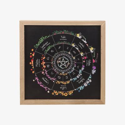 The Range Wheel of the Year Framed Wall Art Print - H25cm