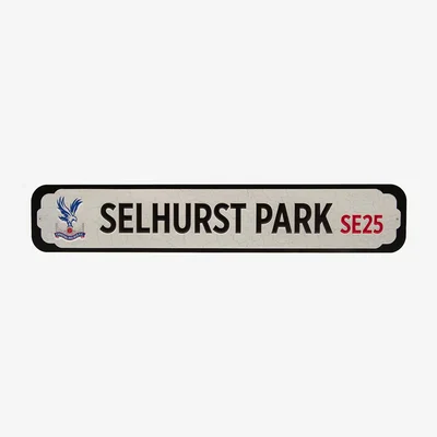 The Range Crystal Palace FC Deluxe Stadium Plaque - Blue/Black/White