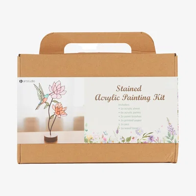 The Range Stained Glass Acrylic Painting Kit - Multicolour