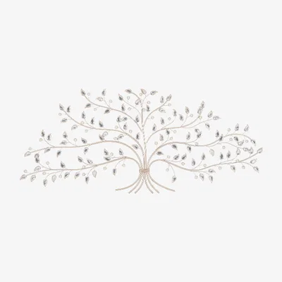 The Range Rose Gold Jewelled Tree Wall Art