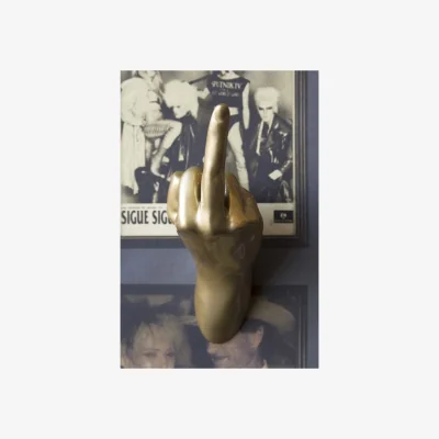Rockett St George Gold Up Yours Hand Wall Art & Coat Hook
