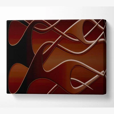 The Range Chocolate Flames Canvas Print Wall Art - Yellow / 101.6cm