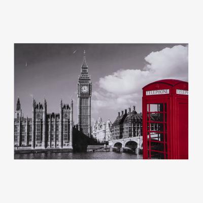 The Range City Bridge Landscape Glitter Canvas