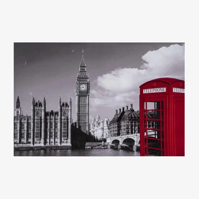 The Range City Bridge Landscape Glitter Canvas