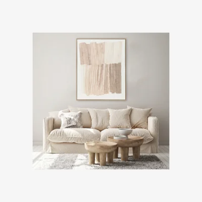 The Range Neutral Tones Wooden Framed Canvas