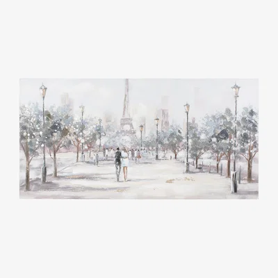 The Range Strolling in Paris Hand Painted Canvas