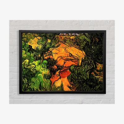 The Range Van Gogh Entrance To A Quarry Framed Print Art Classic Prints - Black