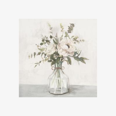 The Range Bouquet Hand Embellished Wall Art - Neutral
