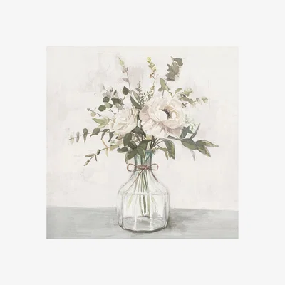 The Range Bouquet Hand Embellished Wall Art - Neutral