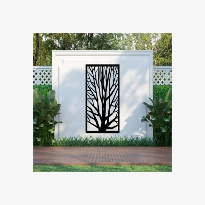 The Range Sniline Screen Metal Wall Art - Black