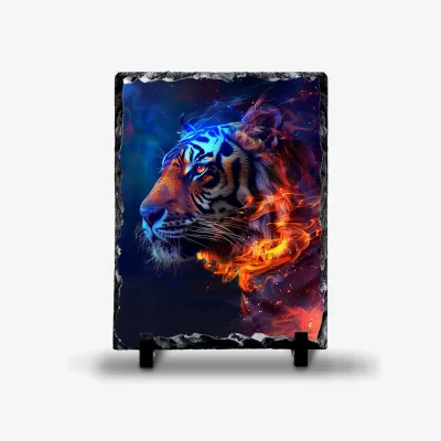 The Range Neon Tiger Photo Rock Slate - Slate