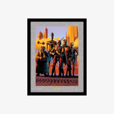 The Range Star Wars (Bounty Hunters) Framed Print