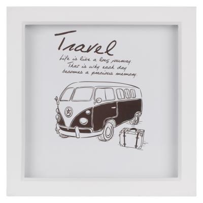 The Range Square Deep Box Frame  - White / 12x12in