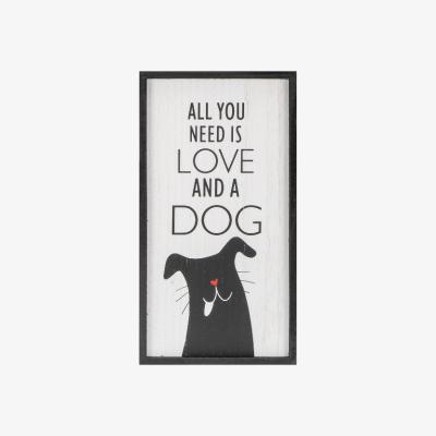 The Range Pet Love Slogan Wall Art