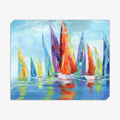 The Range Handpainted Sailing Boats Canvas