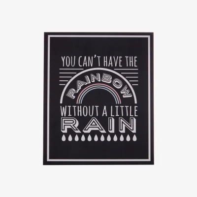 The Range Madera Rainbow Wall Plaque - Black