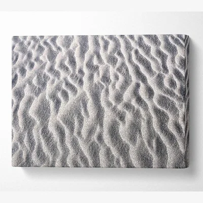 The Range White Desert Sand Canvas Print Wall Art - Yellow / 35.56cm