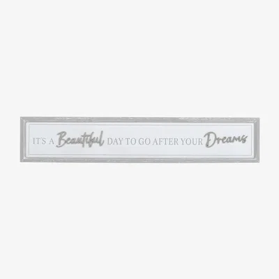The Range Grey Framed 3D Sentiment Plaque