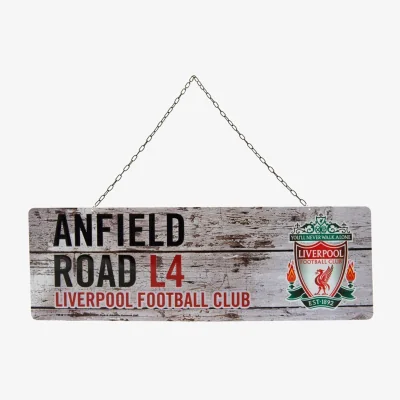 The Range Liverpool FC Rustic Plaque - Red/White/Black