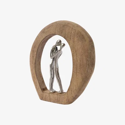 The Range Aluminium Couple Inside Mangowood Arch - Silver
